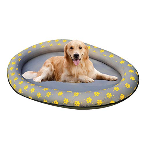 Schwimmbad für Poolbett - Floß für Haustiere | Großer Aufsitzpool | Aufblasbarer Hundepool | Aufblasbarer Hundepool | Aufblasbarer Schwimmbad für Hunde Planschbecken von Generisch
