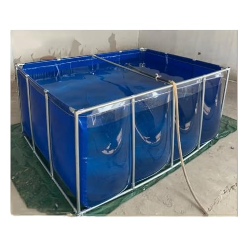 Schwimmbecken mit transparentem Segeltuchrahmen, wasserdicht, Anti-Aging, für den Außenbereich, ideal für die Zucht von Koi und Zierfischen Schwimmbecken mit transparentem Segeltuchrahmen, wasserdicht, Anti-Aging, für den Außenbereich, ideal für die Zucht von Koi und Zierfischen von Generisch