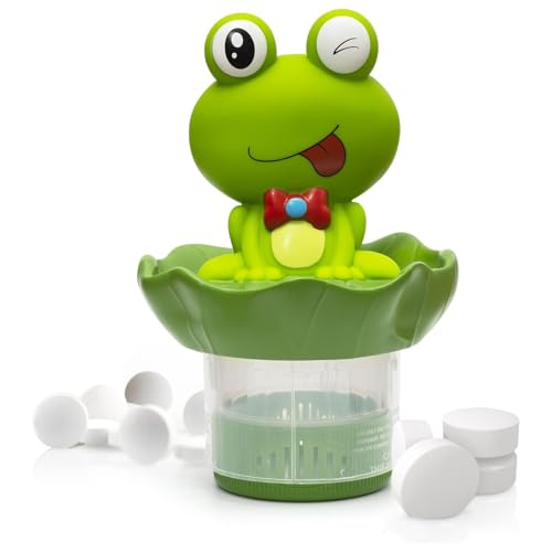Schwimmend Chlor Spender, Pool Tabletten Schwimmer Dosierschwimmer, Pool Chlor Dosierer Für Chlortabletten Pool, Brom Tabletten, Chlor Floater Für Poolreiniger von Generisch