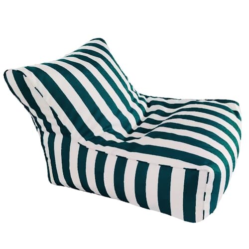Schwimmender Pool Sitzsack - Original Gestreifter Schwimmender Sitzsack für Erwachsene - Perfekt zum Entspannen & Sonnenbaden - Langlebiger Outdoor Pool Lounge Chair Schwimmender Pool Sitzsack - Original Gestreifter Schwimmender Sitzsack für Erwachsene - Perfekt zum Entspannen & Sonnenbaden - Langlebiger Outdoor Pool Lounge Chair von Generisch