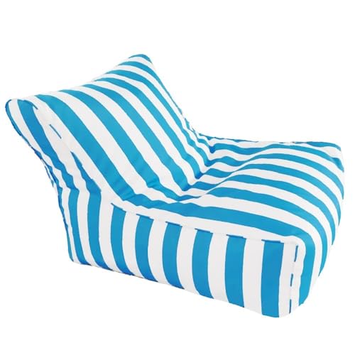 Schwimmender Pool-Sitzsack – Original Schwimmender Sitzsack für Erwachsene mit gestreifter Abdeckung – perfekt für Entspannung & Spaß im Wasser – langlebiges Outdoor-Pool-Zubehör Schwimmender Pool-Sitzsack – Original Schwimmender Sitzsack für Erwachsene mit gestreifter Abdeckung – perfekt für Entspannung & Spaß im Wasser – langlebiges Outdoor-Pool-Zubehör von Generisch