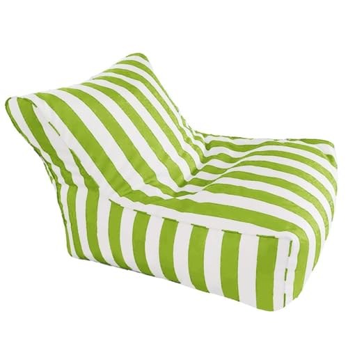 Schwimmender Sitzsack für Schwimmbad - Wasserdichter Outdoor-Sitzsack für Erwachsene - Bequeme gestreifte schwimmende Lounge - Ideal für Poolpartys und Entspannung von Generisch