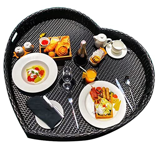 Schwimmendes Tablett für Schwimmbad, großes schwimmendes Tablett für Pool, schwimmendes Pool-Tablett, stilvolles Frühstückstablett auf dem Wasser, schwimmende Bar zum Servieren von Getränken, Brunch von Generisch