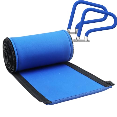 Schwimmschienenschutz - gepolsterte Leiterhülle, strukturierter Sicherheitsschutz | Wetterfestes waschbares Inground -Geländer -Enhancer, komfortable sichere Griffpackung für Heimmitte Pool Wellness R Schwimmschienenschutz - gepolsterte Leiterhülle, strukturierter Sicherheitsschutz | Wetterfestes waschbares Inground -Geländer -Enhancer, komfortable sichere Griffpackung für Heimmitte Pool Wellness R von Generisch