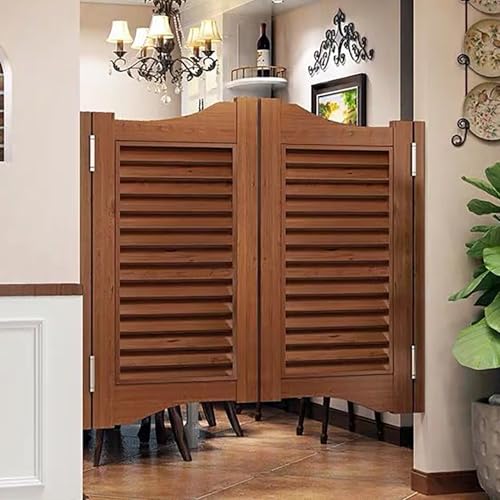 Schwingende halbe Tür aus Holz mit Metallscharnieren – moderner Salo-Stil für Küche, Geschäft, Bar, Café-Trennwand, automatische Schließfunktion Schwingende halbe Tür aus Holz mit Metallscharnieren – moderner Salo-Stil für Küche, Geschäft, Bar, Café-Trennwand, automatische Schließfunktion von Generisch