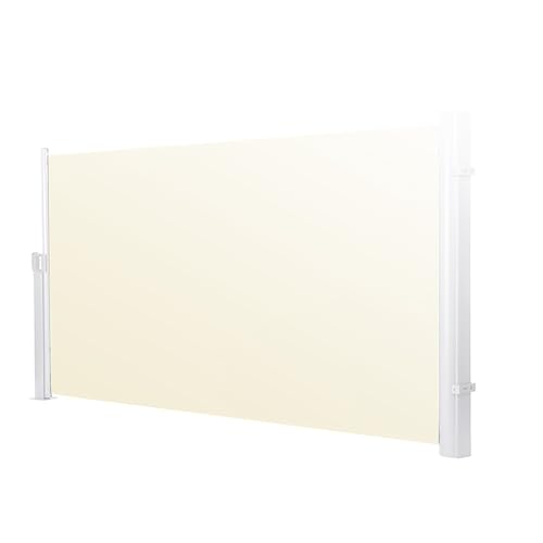 Seitenmarkise Ausziehbar Outdoor Sichtschutz Wasserdicht UV-beständig Perfekt für Terrasse Deck Balkon von Generisch