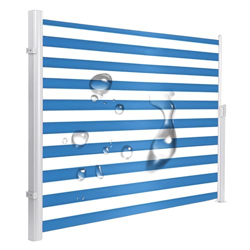Seitenmarkise Einziehbar Faltbar Outdoor Sichtschutz UV & Wasserabweisend Sonnenschutz für Garten Terrasse Balkon Ideal für Außenbereiche Einfache Installation Langlebiges Design von Generisch