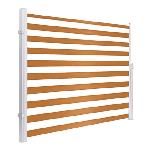Seitenmarkise Versenkbar Outdoor Sichtschutz Freistehend Schutz Markise, Wasserdicht & UV-beständig Outdoor Seitenzugrollschirm für Terrasse, Balkon, Garten Seitenmarkise Versenkbar Outdoor Sichtschutz Freistehend Schutz Markise, Wasserdicht & UV-beständig Outdoor Seitenzugrollschirm für Terrasse, Balkon, Garten von Generisch
