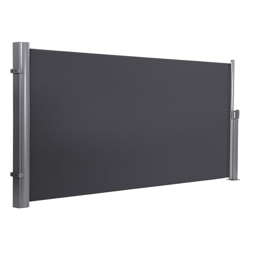 Seitenmarkise aus Polyester, einziehbar, UV-beständig und wasserdicht, 180 g, für Terrasse, Garten, Balkon (120 x 170 x 200 x 600 cm) (A5 140 x 500 cm) von Generisch
