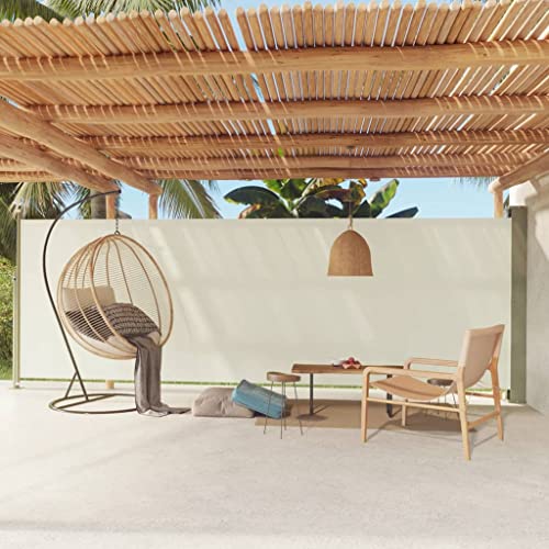 Seitenmarkise versenkbar 180x600 cm UV Schutz Garten Terrasse Überdachung Creme Outdoor Automatikverschluss ideal für Balkon & Veranda Seitenmarkise versenkbar 180x600 cm UV Schutz Garten Terrasse Überdachung Creme Outdoor Automatikverschluss ideal für Balkon & Veranda von Generisch