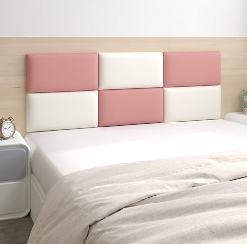 Selbstklebende 3D-gepolsterte Wandpaneele | Nachttisch Weiche Kissen Wandaufkleber für Schlafzimmer | Kindersichere Anti-Kollisions-Wanddekoration Selbstklebende 3D-gepolsterte Wandpaneele | Nachttisch Weiche Kissen Wandaufkleber für Schlafzimmer | Kindersichere Anti-Kollisions-Wanddekoration von Generisch