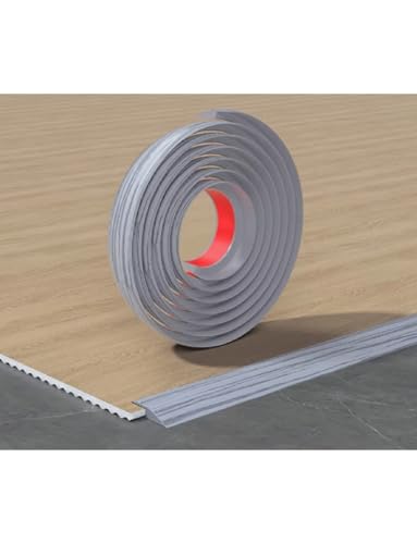 Selbstklebende Bodenübergangsstreifen, PVC-Türschwellenstreifen, Teppichkantenstreifen, Fliesenverkleidung, für Schwellenhöhe von weniger als 3 mm (Farbe: 9,100 cm) von Generisch