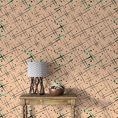 Selbstklebende Tapete Wandpapier Geometrisch Design, Braun, Modern Deko Klebefolie für Möbel, Wände, Wohn, Schlafzimmer, Wasserdicht Minimalistisch Tapete Möbelaufkleber Dekorfolie 40x1500cm -Ba186 Selbstklebende Tapete Wandpapier Geometrisch Design, Braun, Modern Deko Klebefolie für Möbel, Wände, Wohn, Schlafzimmer, Wasserdicht Minimalistisch Tapete Möbelaufkleber Dekorfolie 40x1500cm -Ba186 von Generisch