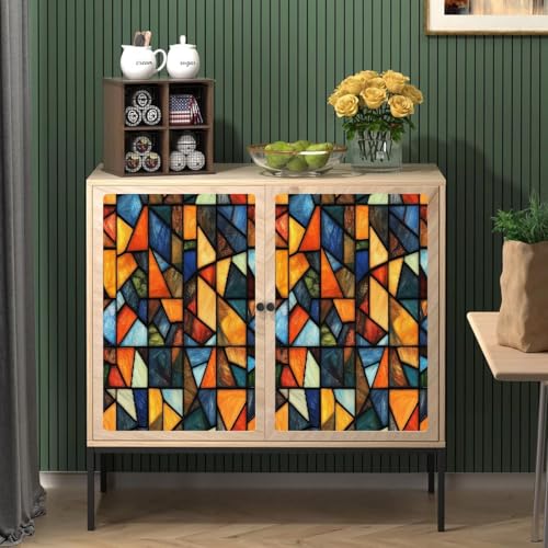 Selbstklebende Tapete Wasserdicht Wandpapier Künstlerischer Stil Matt dick Klebefolie Bunte Geometrische Glasbausteine Nahtlose Wandtapete für Schlafzimmer Wohnzimmer Möbel Wände Dekorfolie 45x300CM Selbstklebende Tapete Wasserdicht Wandpapier Künstlerischer Stil Matt dick Klebefolie Bunte Geometrische Glasbausteine Nahtlose Wandtapete für Schlafzimmer Wohnzimmer Möbel Wände Dekorfolie 45x300CM von Generisch