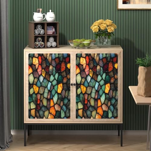 Selbstklebende Tapete Wasserdicht Wandpapier Moderner Stil Matt dick Klebefolie Bunte Unregelmäßige Glasbausteine Nahtlose Wandtapete für Schlafzimmer Wohnzimmer Möbel Wände Dekorfolie 45x300CM Selbstklebende Tapete Wasserdicht Wandpapier Moderner Stil Matt dick Klebefolie Bunte Unregelmäßige Glasbausteine Nahtlose Wandtapete für Schlafzimmer Wohnzimmer Möbel Wände Dekorfolie 45x300CM von Generisch