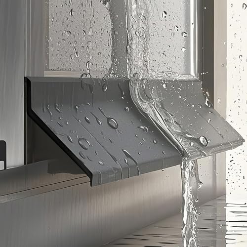 Selbstklebende Tür-Regentropfkante, Wetterabisolierung, 4 m Gummi-Regenumlenker und Fensterabweiser, Überkopf-Tropfschutz, Außenschutz, 5,5 cm breit Selbstklebende Tür-Regentropfkante, Wetterabisolierung, 4 m Gummi-Regenumlenker und Fensterabweiser, Überkopf-Tropfschutz, Außenschutz, 5,5 cm breit von Generisch