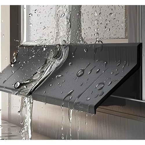 Selbstklebender Regentropfschutz aus schwarzem Gummi für Fenster – 5 m, wetterbeständige Tropfkappe, Wasserabweiser und Barriere, perfekt zum Umleiten von Regenwasser und zur Vermeidung von Leckagen. Selbstklebender Regentropfschutz aus schwarzem Gummi für Fenster – 5 m, wetterbeständige Tropfkappe, Wasserabweiser und Barriere, perfekt zum Umleiten von Regenwasser und zur Vermeidung von Leckagen. von Generisch