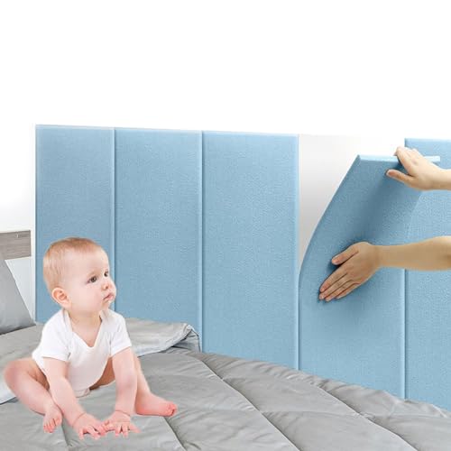 Selbstklebendes Kopfteil aus Plüsch – Kollisionsschutz und Schallschutz für Kinderzimmer Selbstklebendes Kopfteil aus Plüsch – Kollisionsschutz und Schallschutz für Kinderzimmer von Generisch