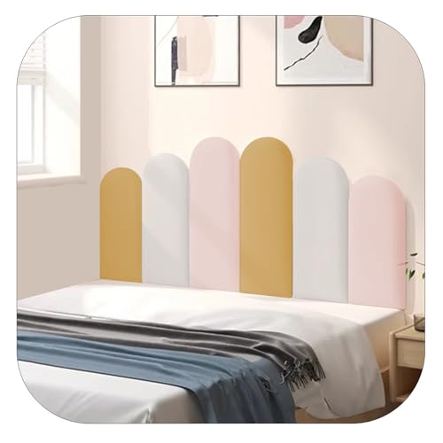Selbstklebendes gepolstertes Kopfteil, 3D-Anti-Kollisions-Wandpaneel für Schlafzimmer-Dekor Selbstklebendes gepolstertes Kopfteil, 3D-Anti-Kollisions-Wandpaneel für Schlafzimmer-Dekor von Generisch