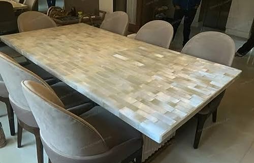 Selenit Thekentischplatte I Epoxy Selenit Bürotischplatte mit Ziegel-Design I 61 x 121 cm Esstisch Platte für Wohnkultur Selenit Thekentischplatte I Epoxy Selenit Bürotischplatte mit Ziegel-Design I 61 x 121 cm Esstisch Platte für Wohnkultur von Generisch