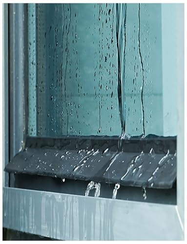 Self-Adhesive Waterproof Window Rain Stopper, Black Rubber Sealing Strip for Sliding Doors & Windows, Prevents Water Backflow(350cm) von Generisch