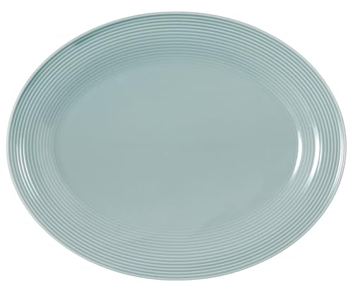 Seltmann Weiden Beat Arktisblau Servierplatte oval 35x28cm von Generisch