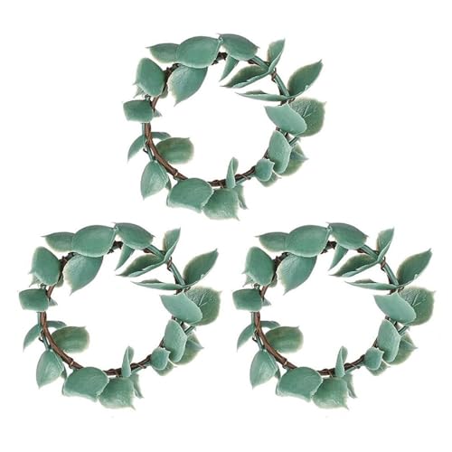 Serviettenhalter mit grünen Blättern, Boho, grüne Blätter, Serviettenringe für Ostern, Erntedankfest, Weihnachten, Jahrestag, Abendessen, Hochzeit, Party, Tischdekoration Serviettenhalter mit grünen Blättern, Boho, grüne Blätter, Serviettenringe für Ostern, Erntedankfest, Weihnachten, Jahrestag, Abendessen, Hochzeit, Party, Tischdekoration von Generisch