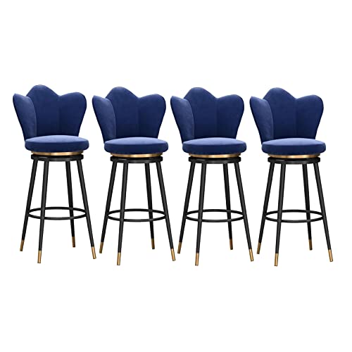 Set bestehend aus gepolsterten Thekenhockern mit Stahlbeinen, ideal für kleine Küchen oder Essbereiche Set bestehend aus gepolsterten Thekenhockern mit Stahlbeinen, ideal für kleine Küchen oder Essbereiche von Generisch