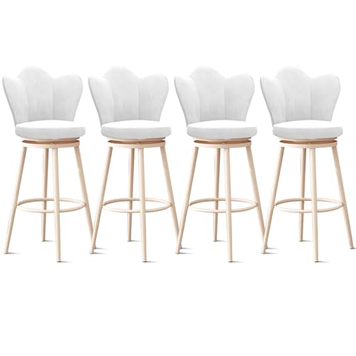 Set bestehend aus gepolsterten Thekenhockern mit Stahlbeinen, ideal für kleine Küchen oder Essbereiche Set bestehend aus gepolsterten Thekenhockern mit Stahlbeinen, ideal für kleine Küchen oder Essbereiche von Generisch