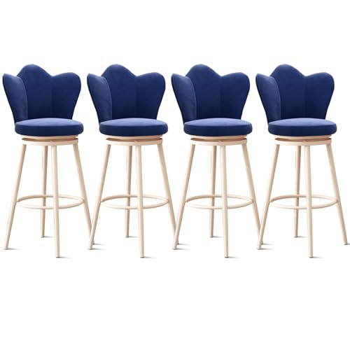 Set bestehend aus gepolsterten Thekenhockern mit Stahlbeinen, ideal für kleine Küchen oder Essbereiche Set bestehend aus gepolsterten Thekenhockern mit Stahlbeinen, ideal für kleine Küchen oder Essbereiche von Generisch