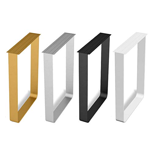 Set mit 2 flachen Metall-Tischbeinen für DIY-Schreibtisch und Bank, 70 cm Höhe, stabile Konferenztischbasis, moderner Industrie-Stil, einfache Installation von Generisch