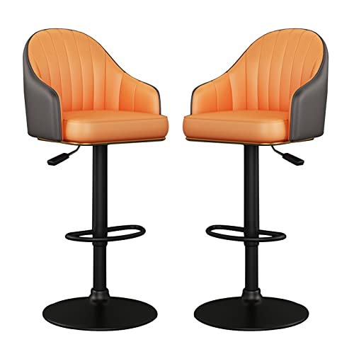 Set mit 2 modernen, verstellbaren Barhockern mit Armlehnen, Thekenhöhe, Küchenhocker mit Rückenlehne, ergonomisches Design, Höhe 6580 cm, perfekt für Hausbars und Essbereiche. Set mit 2 modernen, verstellbaren Barhockern mit Armlehnen, Thekenhöhe, Küchenhocker mit Rückenlehne, ergonomisches Design, Höhe 6580 cm, perfekt für Hausbars und Essbereiche. von Generisch