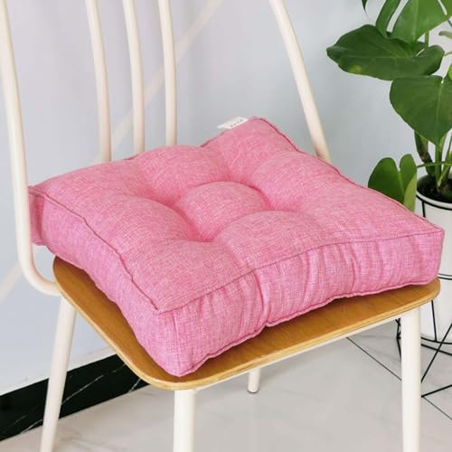 Set mit 4 dicken 8 cm großen Gartenkissen, 50 x 50 cm, bequeme Sitzpolster für Stühle, ideal für den Innen- und Außenbereich, in Küche, Esszimmer oder Terrasse Set mit 4 dicken 8 cm großen Gartenkissen, 50 x 50 cm, bequeme Sitzpolster für Stühle, ideal für den Innen- und Außenbereich, in Küche, Esszimmer oder Terrasse von Generisch