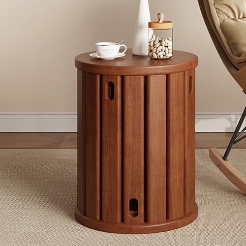 Set mit 4 stapelbaren Massivholz-Ottomanen Multifunktionsmöbel für Fußstütze, Couchtisch, Nachttisch, Esszimmerstuhl – vielseitige Wohnkultur-Lösung von Generisch
