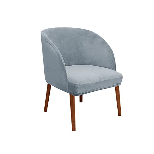 Set mit 6 Samt-Stretch-Stuhlhussen für geschwungene runde Rückenlehne, Drehstühle mit Armlehnen – moderner Flügelrückenschutz aus der Mitte des Jahrhunderts in Graublau, perfekt für Esszimmer und Set mit 6 Samt-Stretch-Stuhlhussen für geschwungene runde Rückenlehne, Drehstühle mit Armlehnen – moderner Flügelrückenschutz aus der Mitte des Jahrhunderts in Graublau, perfekt für Esszimmer und von Generisch