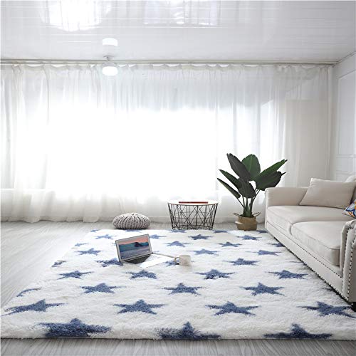 Shaggy Hochflor Weich Waschbar Flauschiger Bereich Teppich für Wohnzimmer und Schlafzimmer Modernes Design, Größe:200 x 300 cm von Generisch