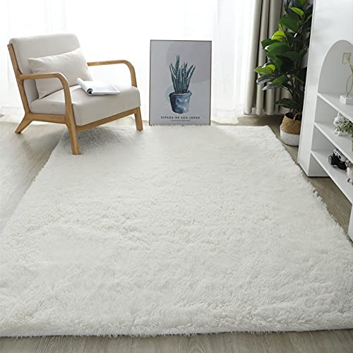 Shaggy Hochflor Weich Waschbar Flauschiger Teppich für Wohnzimmer und Schlafzimmer Modernes Design Größe:120 * 160cm von Generisch