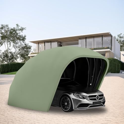 Shelter Carport – halbautomatische, faltbare einziehbare Markise aus Edelstahl, wetterfest, mobile Garage, Größe 5,9 m x 2,7 m x 2,45 m Shelter Carport – halbautomatische, faltbare einziehbare Markise aus Edelstahl, wetterfest, mobile Garage, Größe 5,9 m x 2,7 m x 2,45 m von Generisch