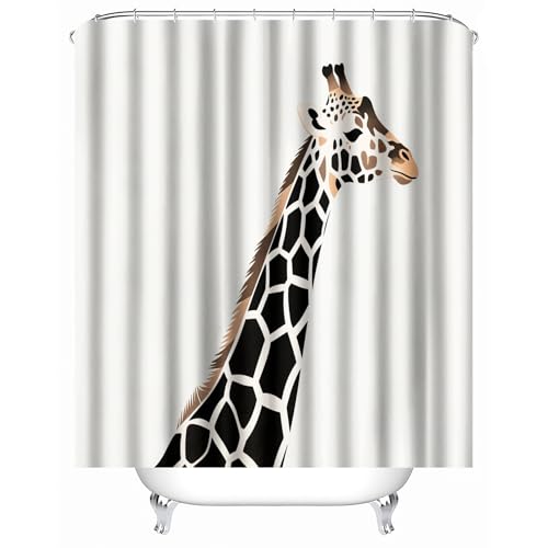 Shower Curtains 90 x 180 cm Giraffe duschvorhang Vintage Wasserdichtes Mikrofaser Bad Deko für Gästezimmer, Ferienhaus oder Mietwohnung MY2808 Shower Curtains 90 x 180 cm Giraffe duschvorhang Vintage Wasserdichtes Mikrofaser Bad Deko für Gästezimmer, Ferienhaus oder Mietwohnung MY2808 von Generisch