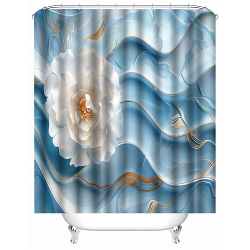 Shower Curtains 90 x 180 cm Marmor Textur Blumen duschvorhang Vintage Wasserdichtes Mikrofaser Bad Deko für Gästezimmer, Ferienhaus oder Mietwohnung MY4801 Shower Curtains 90 x 180 cm Marmor Textur Blumen duschvorhang Vintage Wasserdichtes Mikrofaser Bad Deko für Gästezimmer, Ferienhaus oder Mietwohnung MY4801 von Generisch