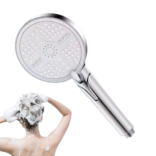 Shower Head - 11 Inches Handheld Rain Showerhead for Bathroom, High Pressure with Adjustable Spray Function, Powerful Water Flow for Cleaning Pets, Personal Bathing, Hotel, Convenient Use von Generisch