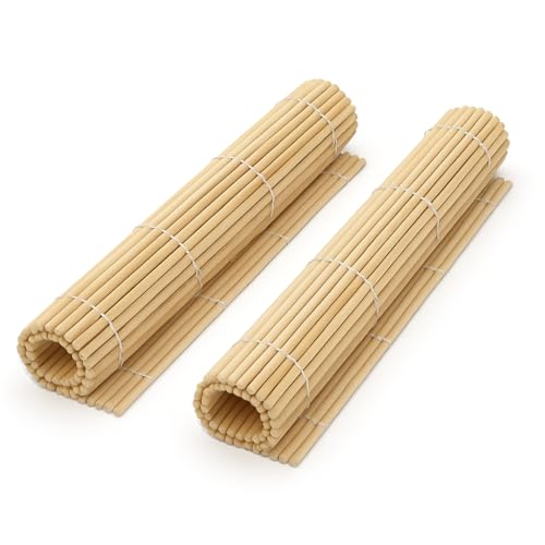 „Shusimatten 2er Set – Bambus Rollmatten für Sushi – Perfekt zum Sushi selber machen – Wiederverwendbar & leicht zu reinigen – Original japanisches Design“ von Generisch