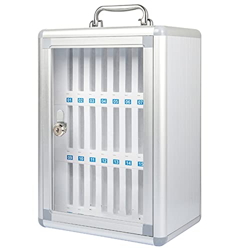 Sichere Handy-Schließbox mit Griff – 24 Fächer für Büro und Küche, Pelzschlösser für Handys, Tresor, Pfanddiagramm, Schließfach Sichere Handy-Schließbox mit Griff – 24 Fächer für Büro und Küche, Pelzschlösser für Handys, Tresor, Pfanddiagramm, Schließfach von Generisch