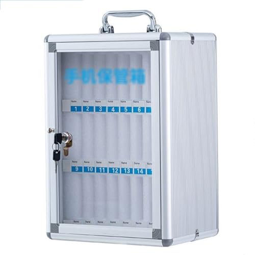 Sicherer abschließbarer Handy-Schrank mit 24 Steckplätzen – perfekt für Schulen, Fabriken und Labors – Finish – Mobile Device Management Solution Sicherer abschließbarer Handy-Schrank mit 24 Steckplätzen – perfekt für Schulen, Fabriken und Labors – Finish – Mobile Device Management Solution von Generisch