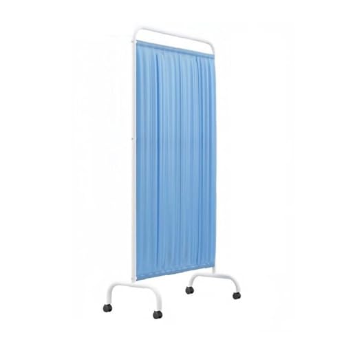 Sichtschutz for Krankenhäuser Mit Rädern, Faltbarer Raumteiler, 1,83 M Hohe, Tragbare Trennwand for Kliniken Und Schlafzimmer, Einfache Lagerung(Blue,6 Panel) von Generisch
