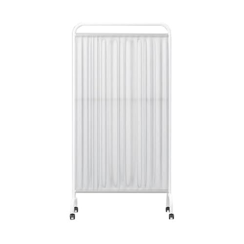 Sichtschutz for Krankenhäuser Mit Rädern, Faltbarer Raumteiler, 1,83 M Hohe, Tragbare Trennwand for Kliniken Und Schlafzimmer, Einfache Lagerung(White,4 Panel) von Generisch