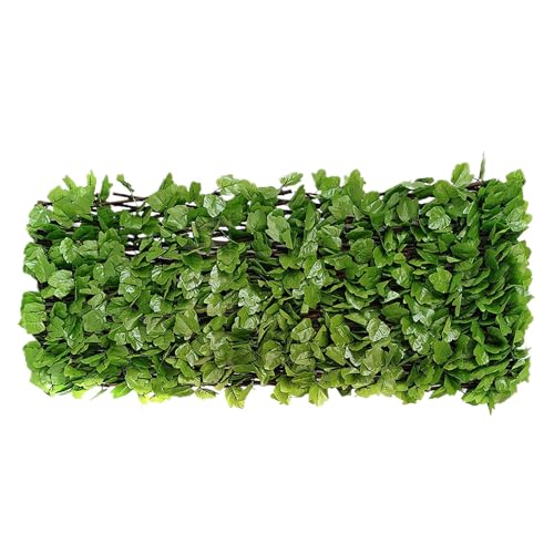 Sichtschutz für Terrasse, erweiterbar, künstlicher Sichtschutzzaun, erweiterbar, für Garten, Rankgitter, grüne Hintergrunddekoration für Wohnung Sichtschutz für Terrasse, erweiterbar, künstlicher Sichtschutzzaun, erweiterbar, für Garten, Rankgitter, grüne Hintergrunddekoration für Wohnung von Generisch
