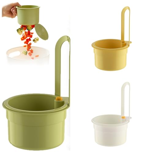 Sieb für Spülbecken, Spülbecken Sieb, Abtropfbehälter Spüle, Spüle Organizer, Küchenutensilien, Siebkorb für Spülbeckensieb, Abflusskorb Küche, Kitchen Abflusssieb Küchenspüle, (Grün Weiß Gelb 3) Sieb für Spülbecken, Spülbecken Sieb, Abtropfbehälter Spüle, Spüle Organizer, Küchenutensilien, Siebkorb für Spülbeckensieb, Abflusskorb Küche, Kitchen Abflusssieb Küchenspüle, (Grün Weiß Gelb 3) von Generisch