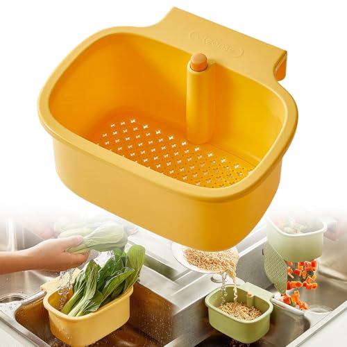 Sieb für spülbecken,Multifunktionaler abflusssieb küchenspüle, Wasserhahn Hängende waschbecken sieb, für Filter Kitchen Waste and Wash Vegetables Fruits (C1) von Generisch