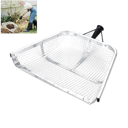 Siebschaufel,Sieb Gartenerde Gartensieb,Siebschaufel Sand,Sandsieb Groß,Heavy Duty Bodensieb Werkzeug Edelstahlkonstruktion Sandsieb Schaufel für Gartenarbeit und Landwirtschaft Siebschaufel,Sieb Gartenerde Gartensieb,Siebschaufel Sand,Sandsieb Groß,Heavy Duty Bodensieb Werkzeug Edelstahlkonstruktion Sandsieb Schaufel für Gartenarbeit und Landwirtschaft von Generisch